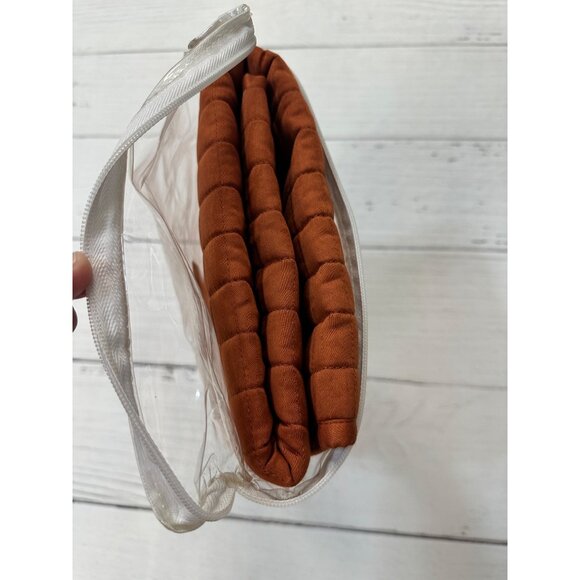 Crate and Barrel Bedding Standard Quilted Sham Plaza Copper New In Packaging - Picture 4 of 4